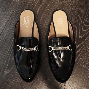 Franco Sarto patent leather loafers